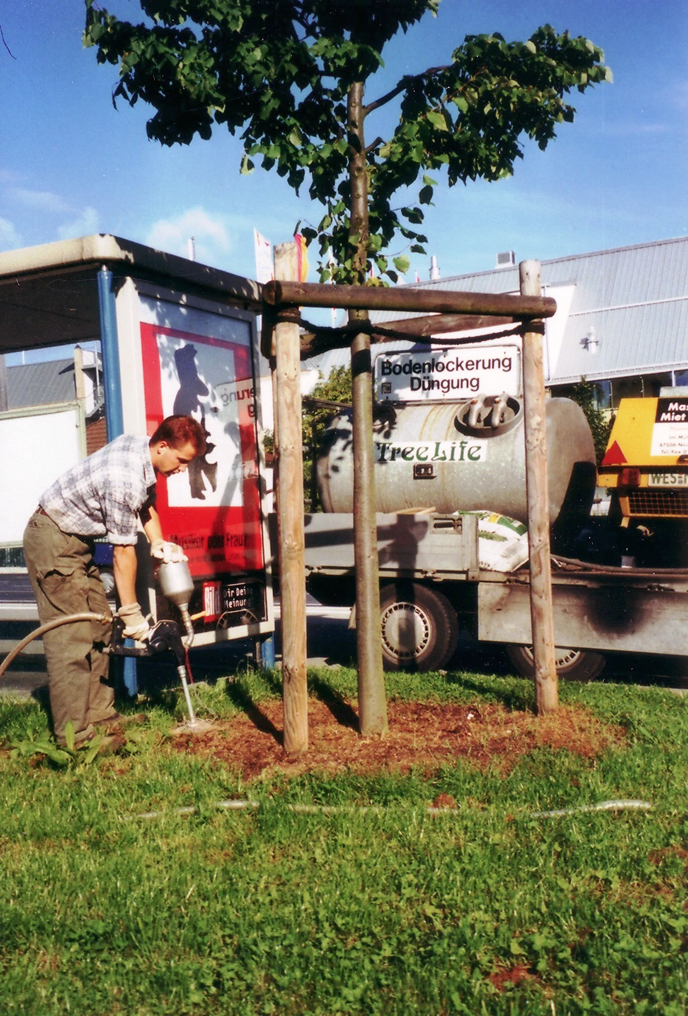 Bodenverbesserung im Hochdruckverfahren in den 1990er Jahren